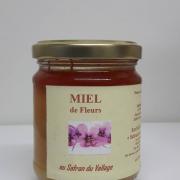 Miel de fleurs au safran 240 gr 6€