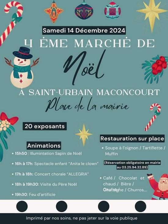 St urbain marche noel